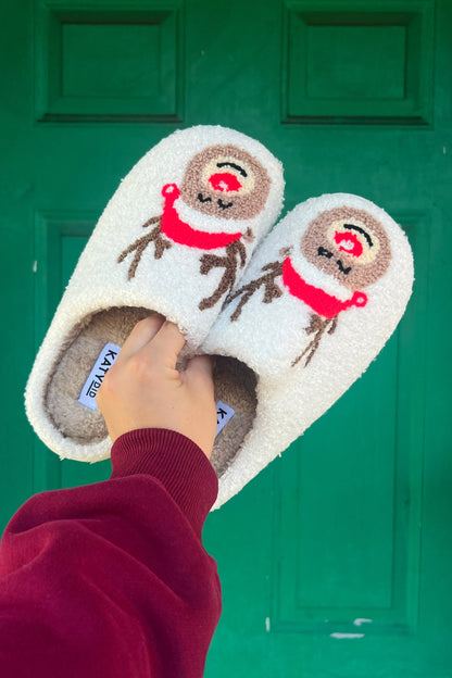 Reindeer Slippers