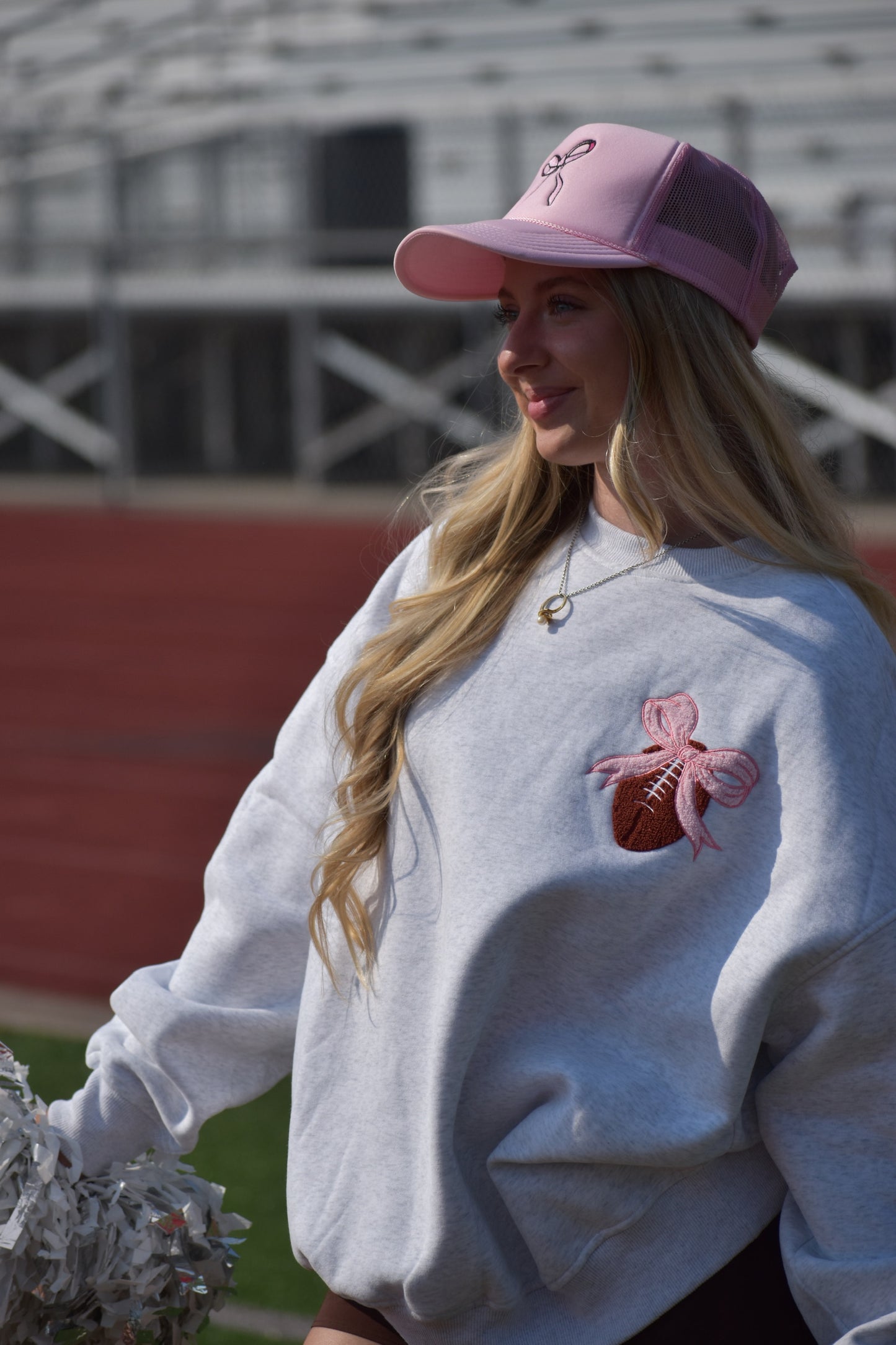 Coquette Football Crewneck