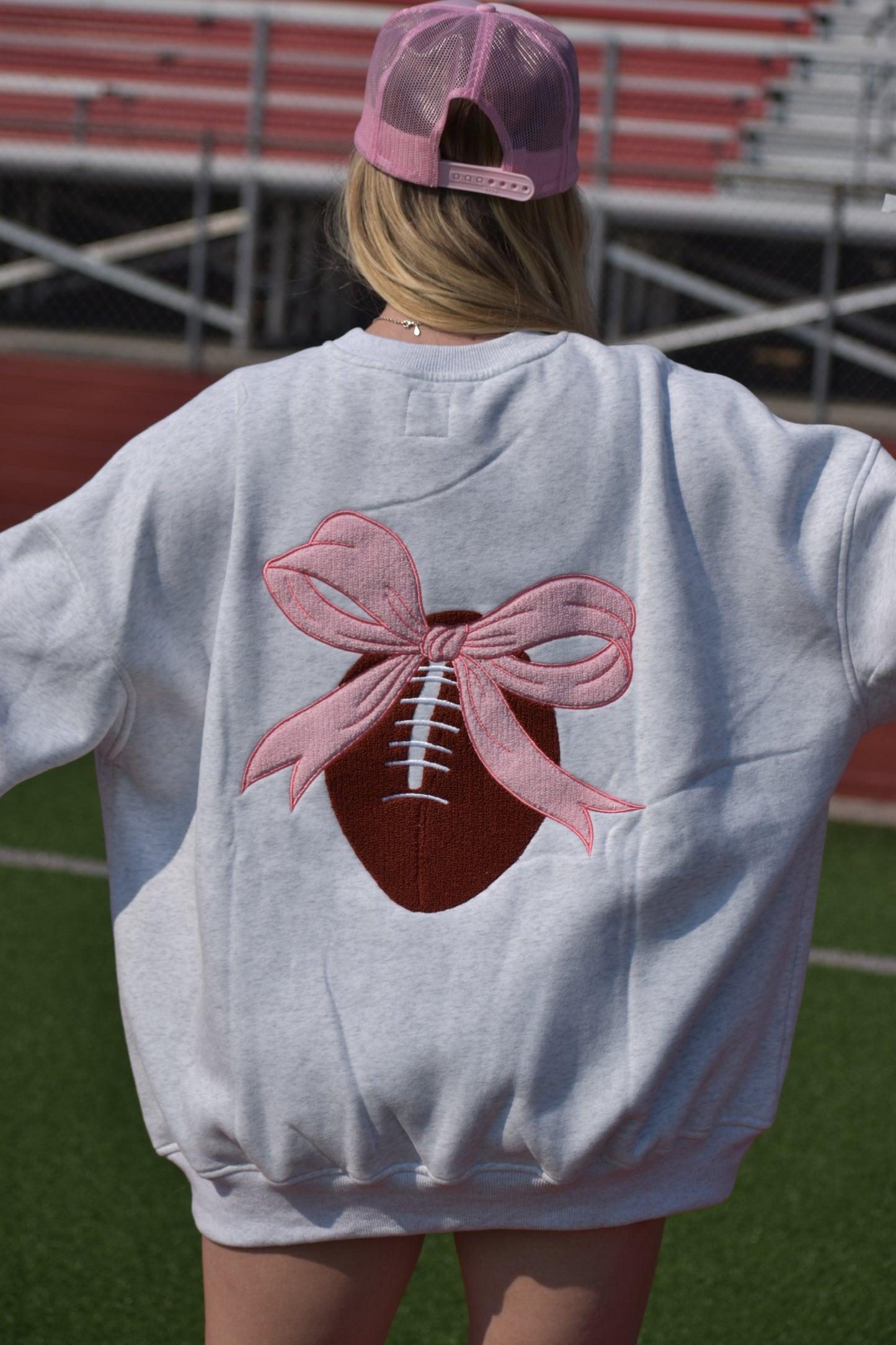 Coquette Football Crewneck