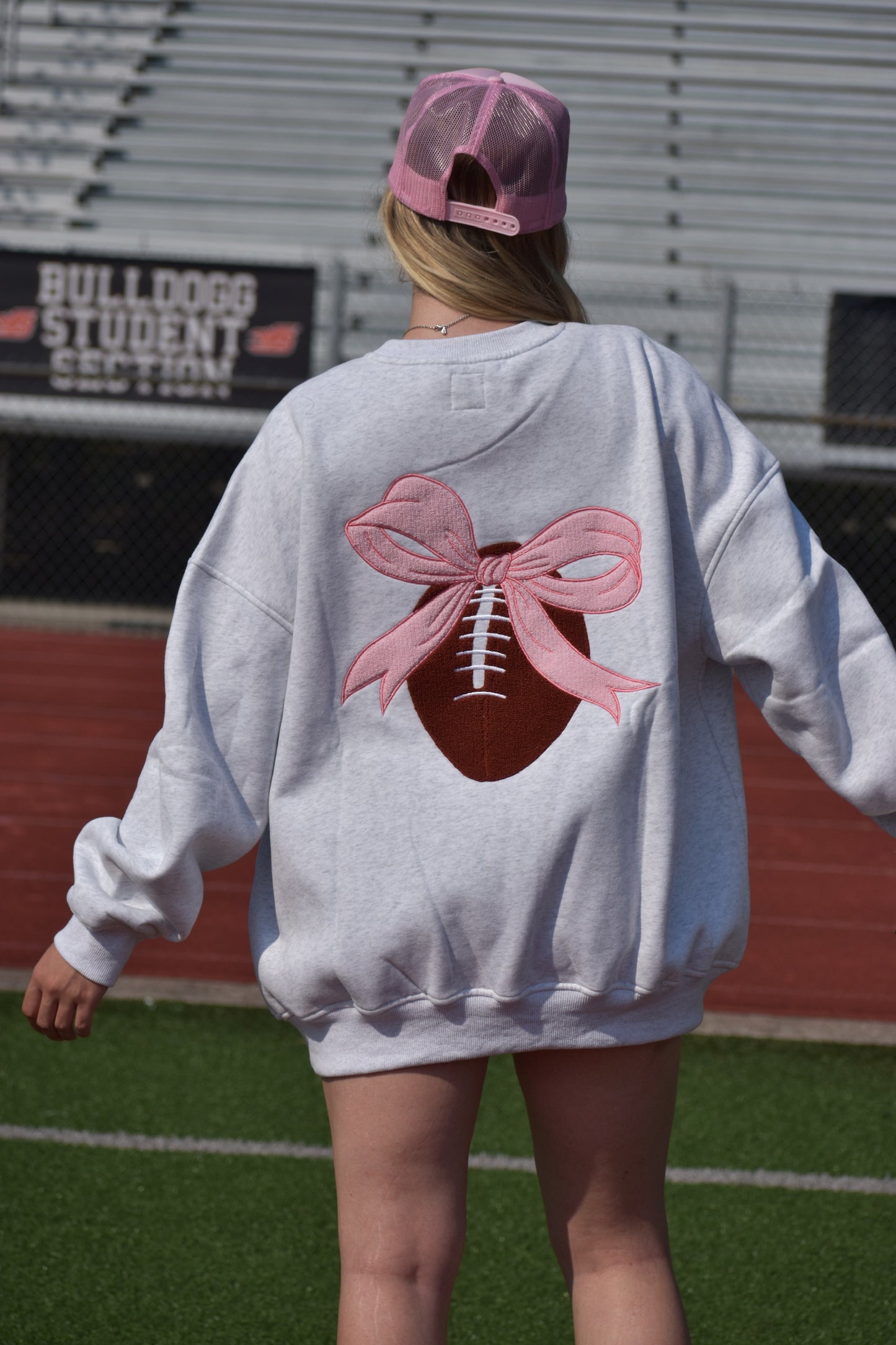 Coquette Football Crewneck