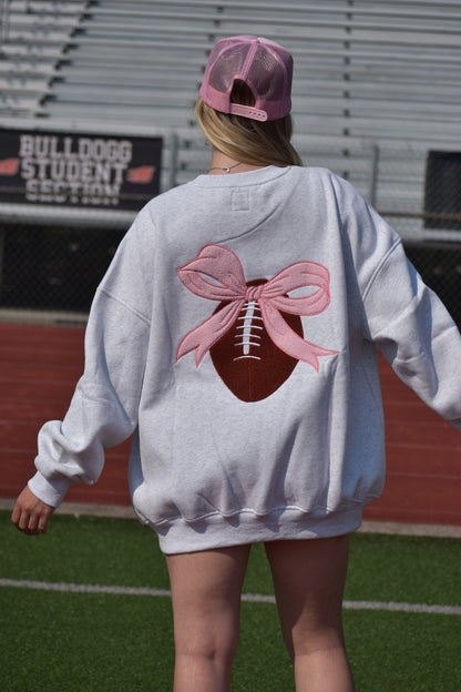 Coquette Football Crewneck