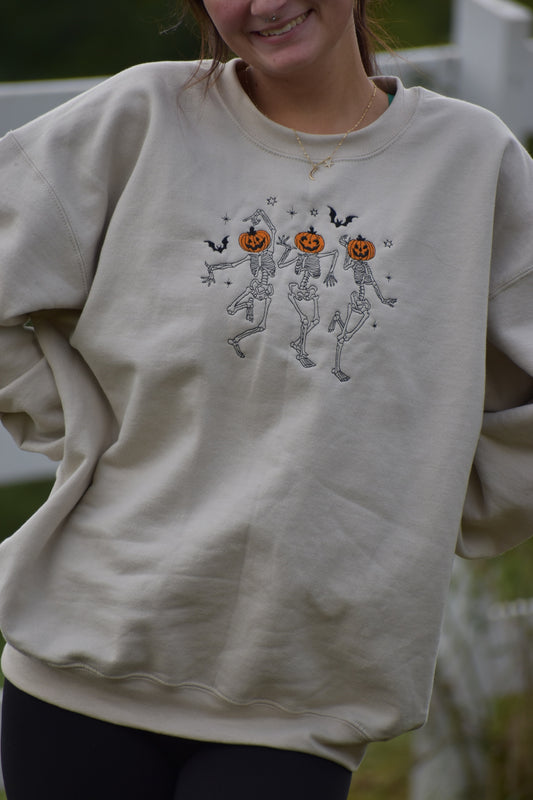 Spooky Skeleton Crewneck