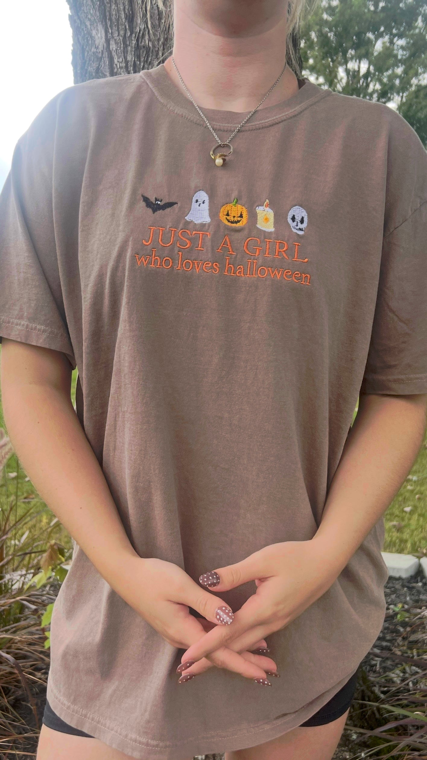 Just A Girl Who Loves Halloween Tee