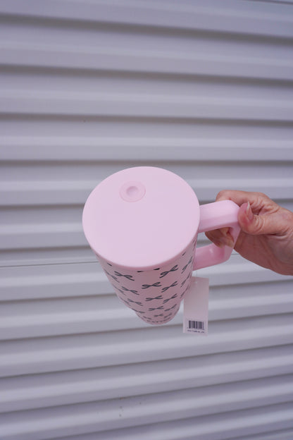 Pink Bow Tumbler