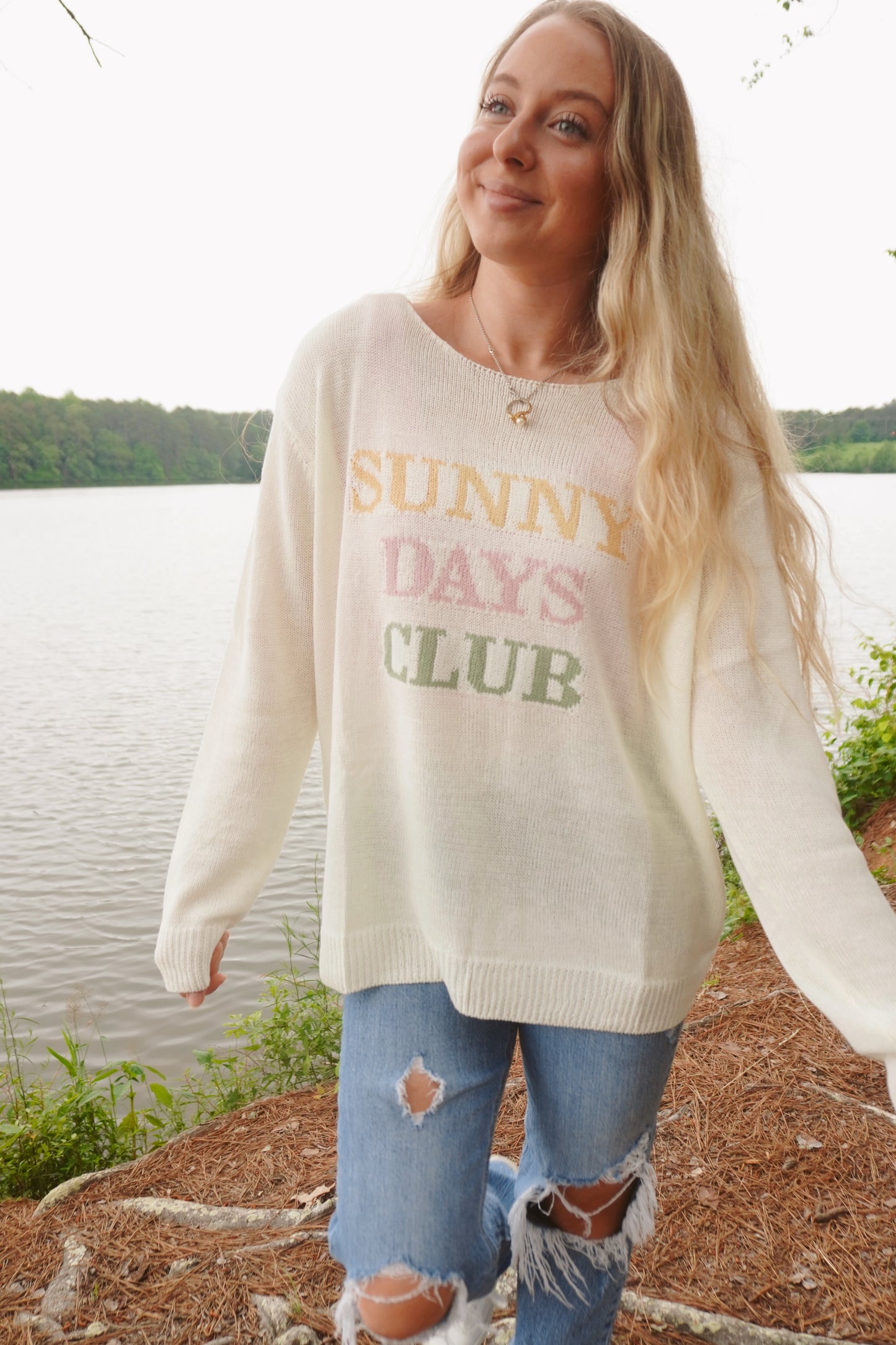 Sunny Days Club Lightweight Sweater