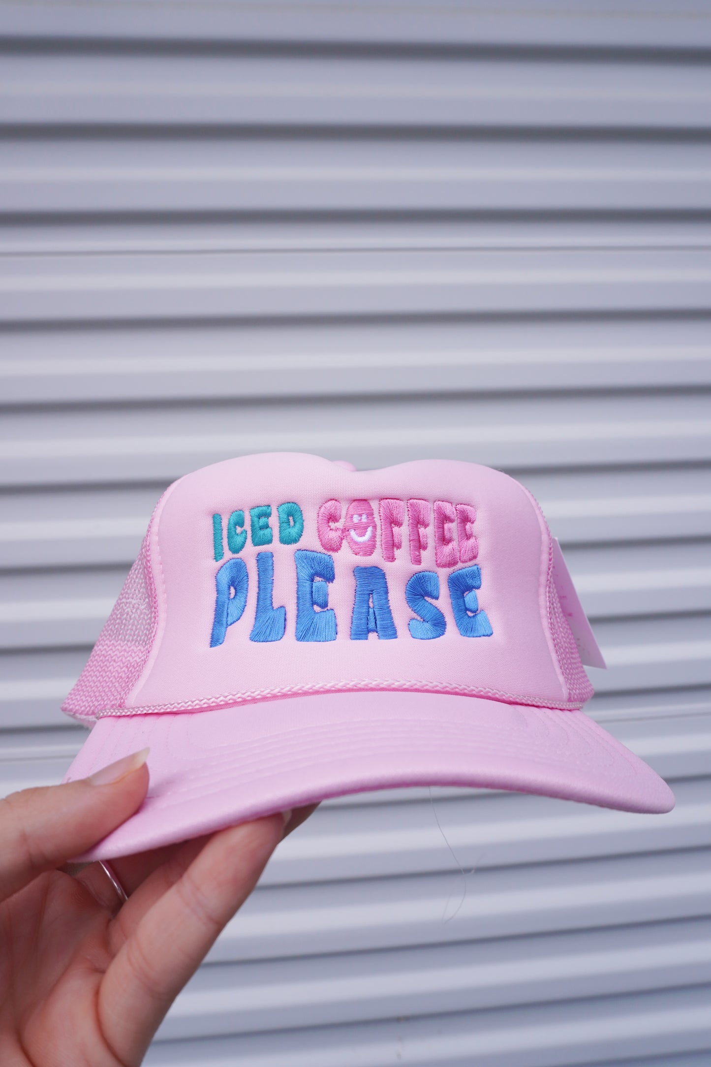 Ice Coffee Please Trucker Hat