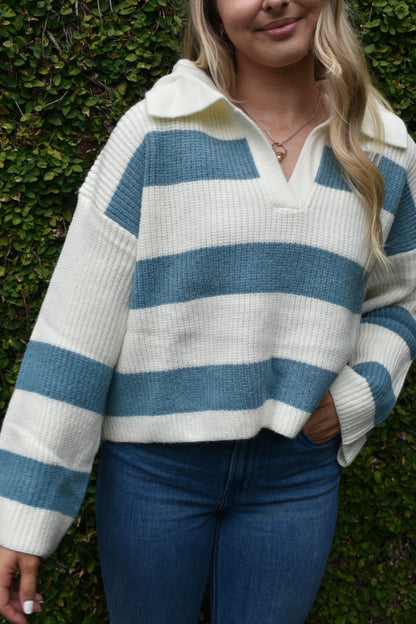 Serena Striped Sweater