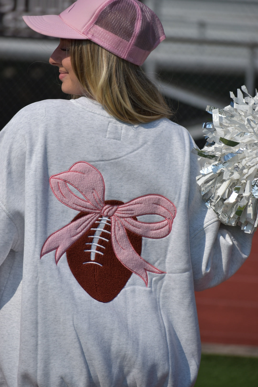 Coquette Football Crewneck