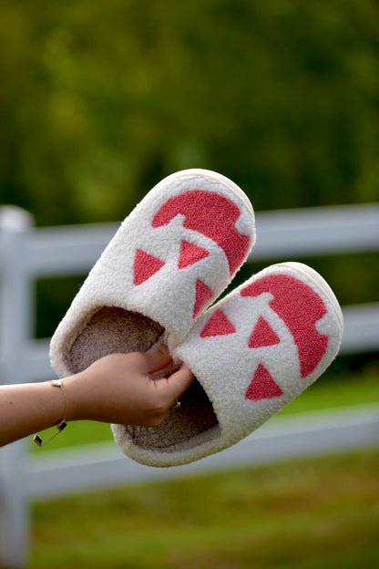 Pink Pumpkin Slippers