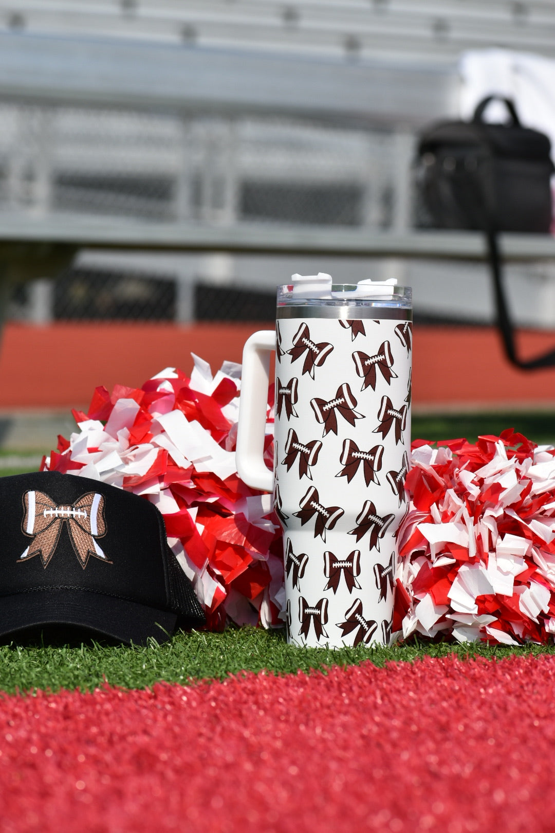 Football Bow Tumbler