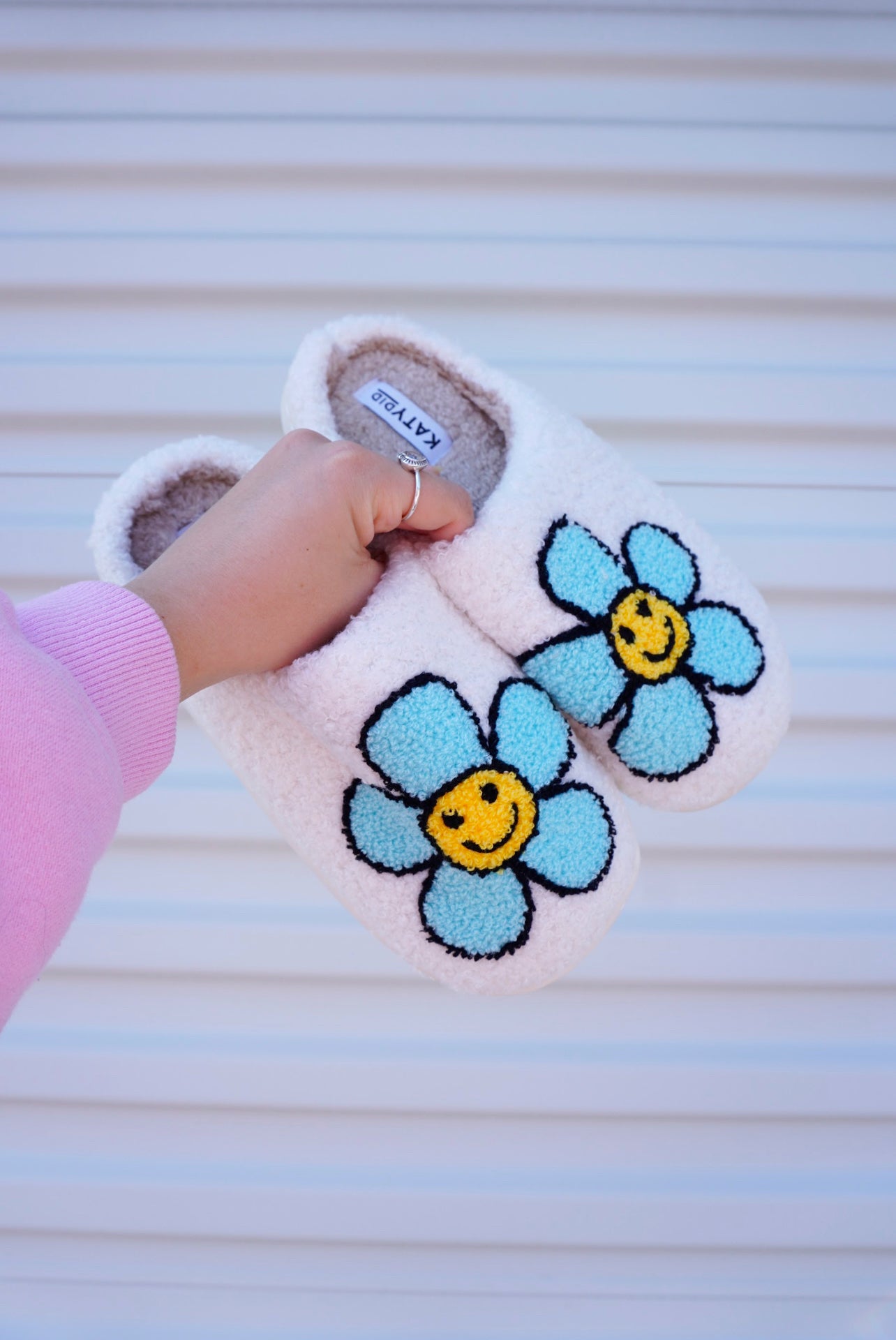 Smiley Flower Slippers