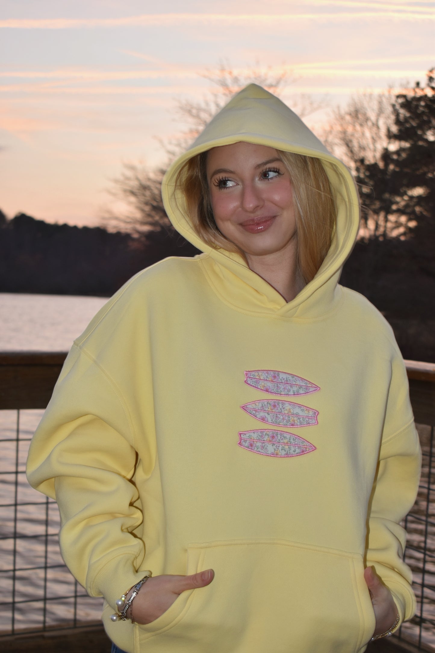 Surfboard hoodie