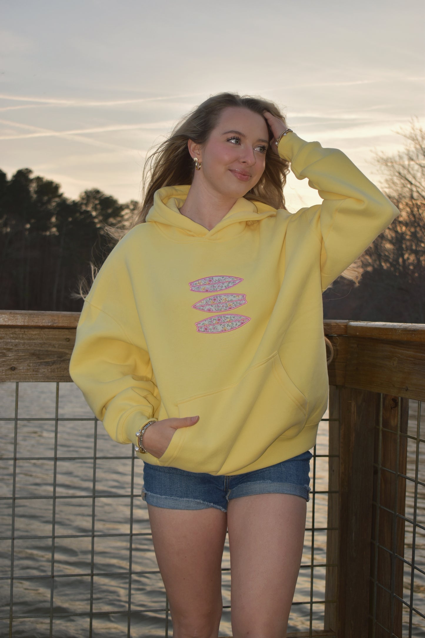 Surfboard hoodie