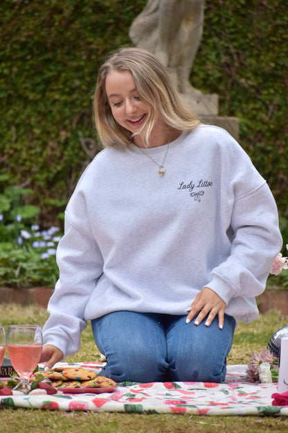 Lady Litton Gray Crewneck