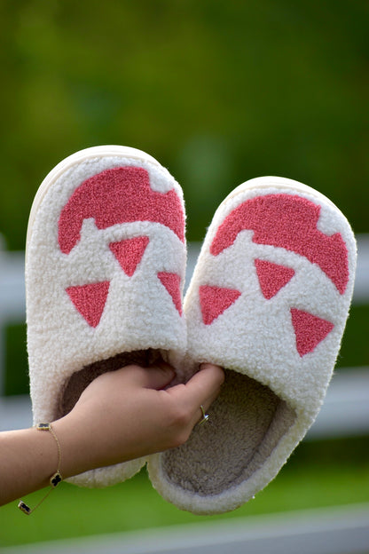 Pink Pumpkin Slippers