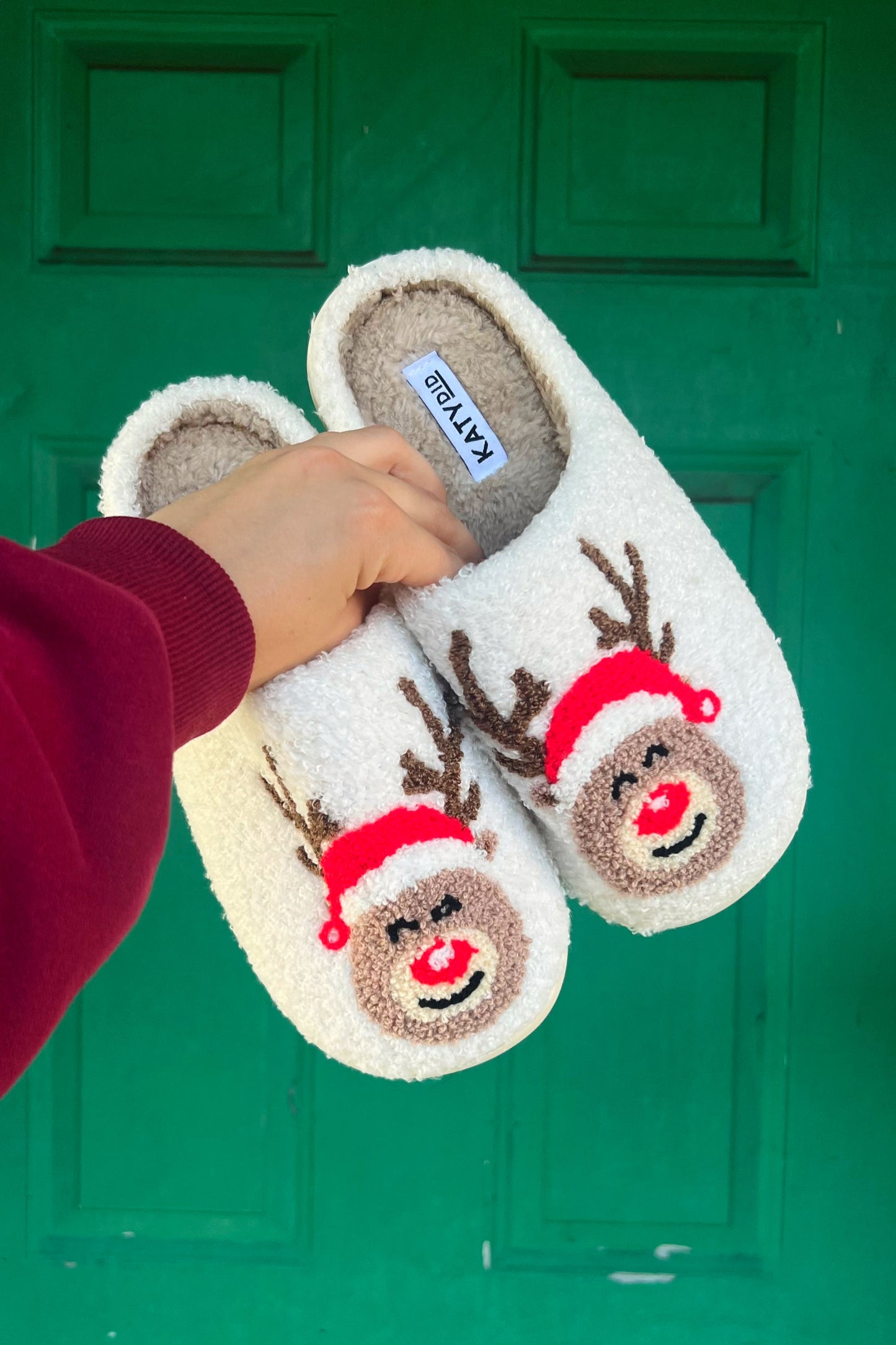 Reindeer Slippers