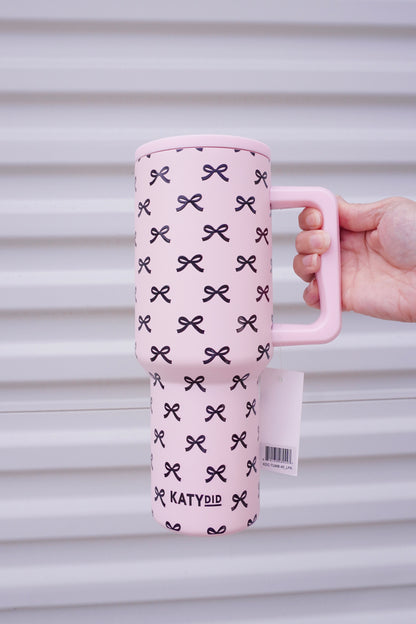 Pink Bow Tumbler