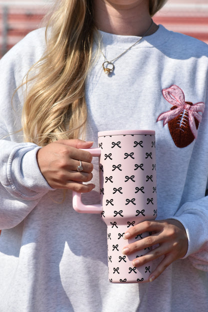 Pink Bow Tumbler