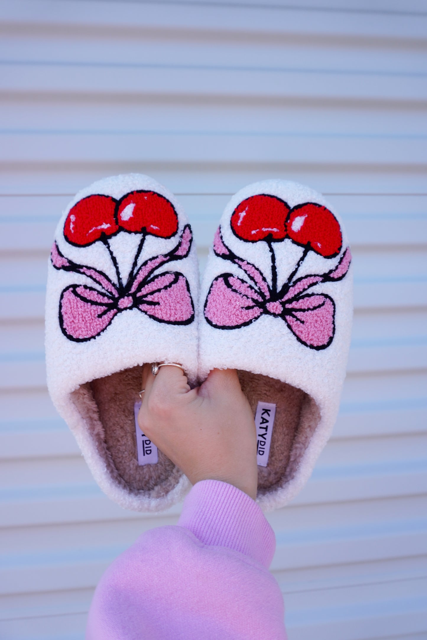 Coquette Cherry Slippers