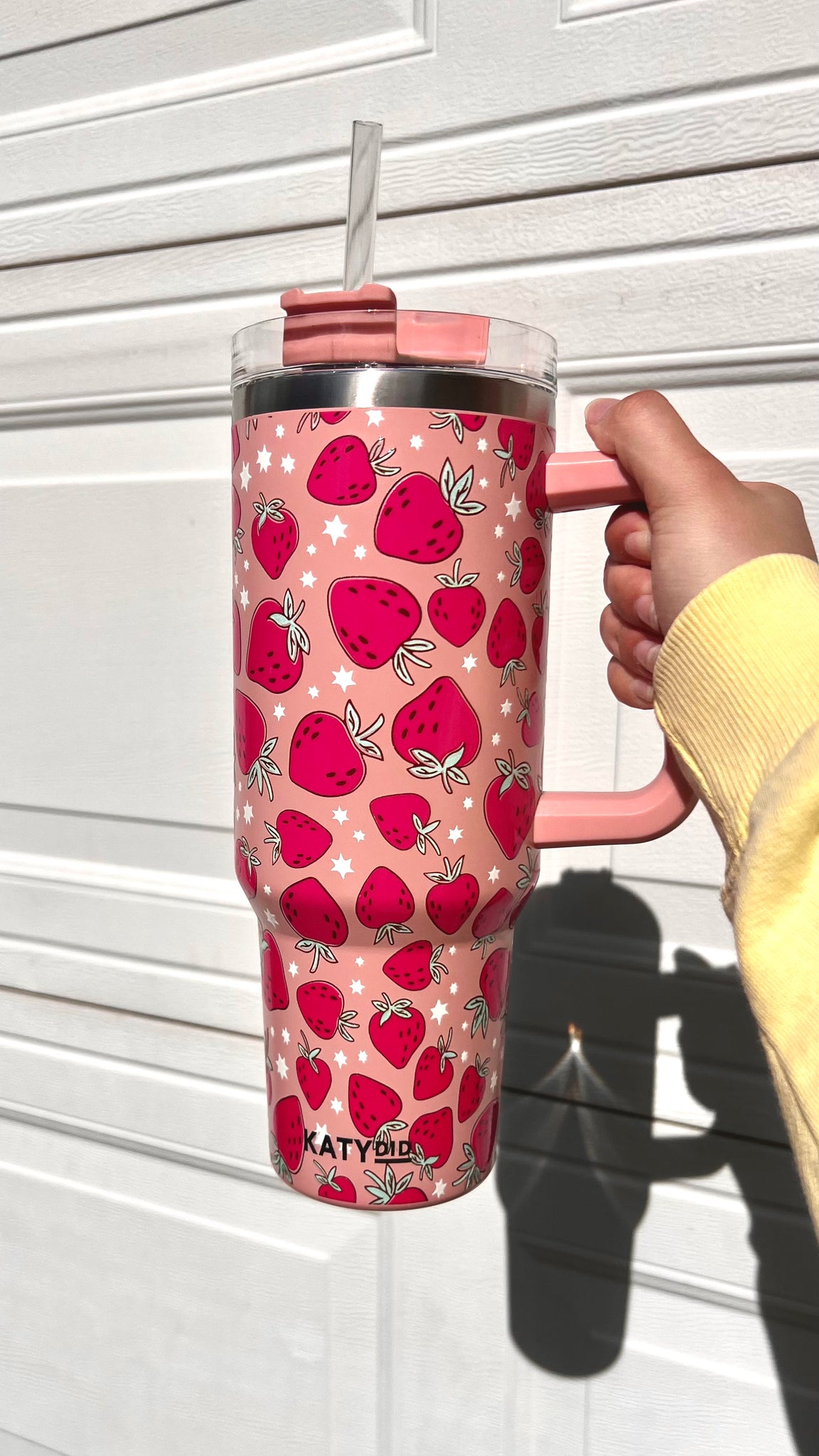 Strawberries Katydid Tumbler